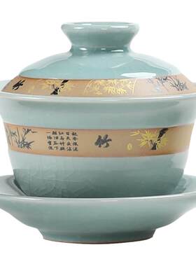 哥窑陶瓷汝瓷泡茶碗敬茶碗
