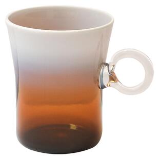 小葵川町屋日本进口能登岛玻璃工坊手作耐热玻璃马克杯渐变色水杯