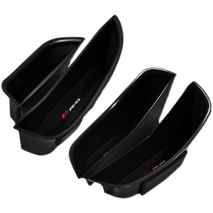 适用奔驰E300L C200 GLC260L GLA GLB车门储物盒中控扶手箱收纳盒