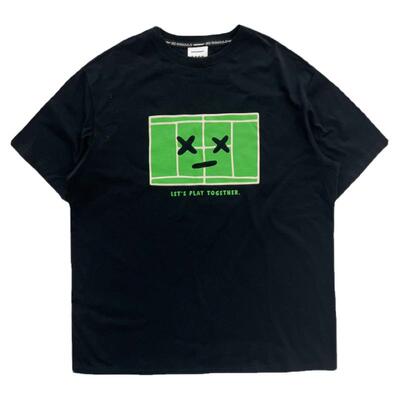 iaia卡通表情亲子童网球运动短袖