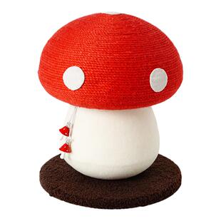 红伞伞蘑菇猫抓板猫爬架一体剑麻绳磨爪耐磨不掉屑不占地猫咪用品