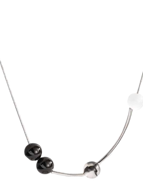 高级设计感小众猫眼石项链