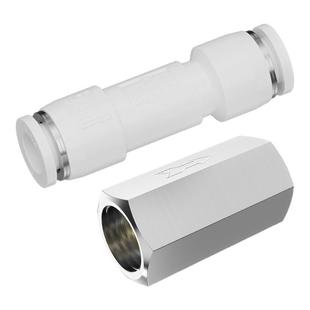 单向阀气动气管快接接头止回阀直通气体气路逆止阀AKH4/6/8/10/12