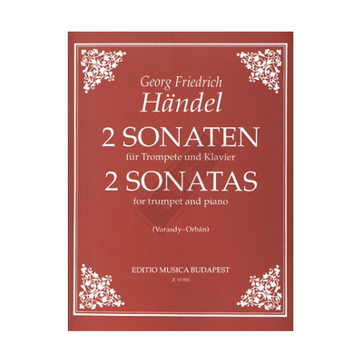 亨德尔两首奏鸣曲小号和钢琴