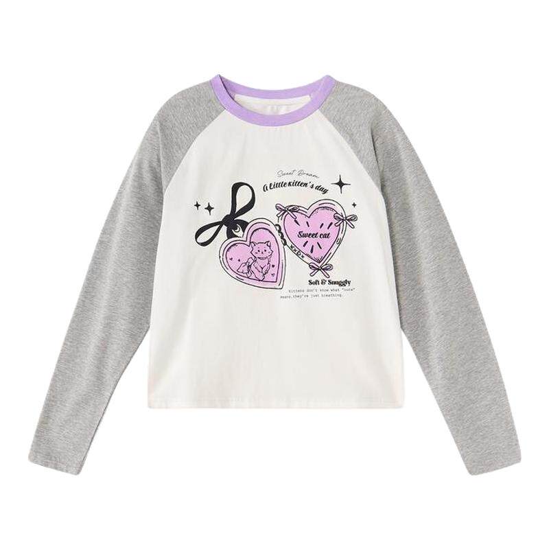 笛莎官方旗舰店女童长袖t恤