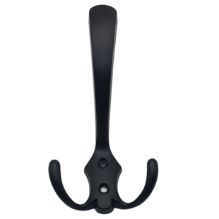 黑色挂衣钩挂墙壁单个挂钩门后浴室打孔入户门衣柜衣帽钩玄关挂勾