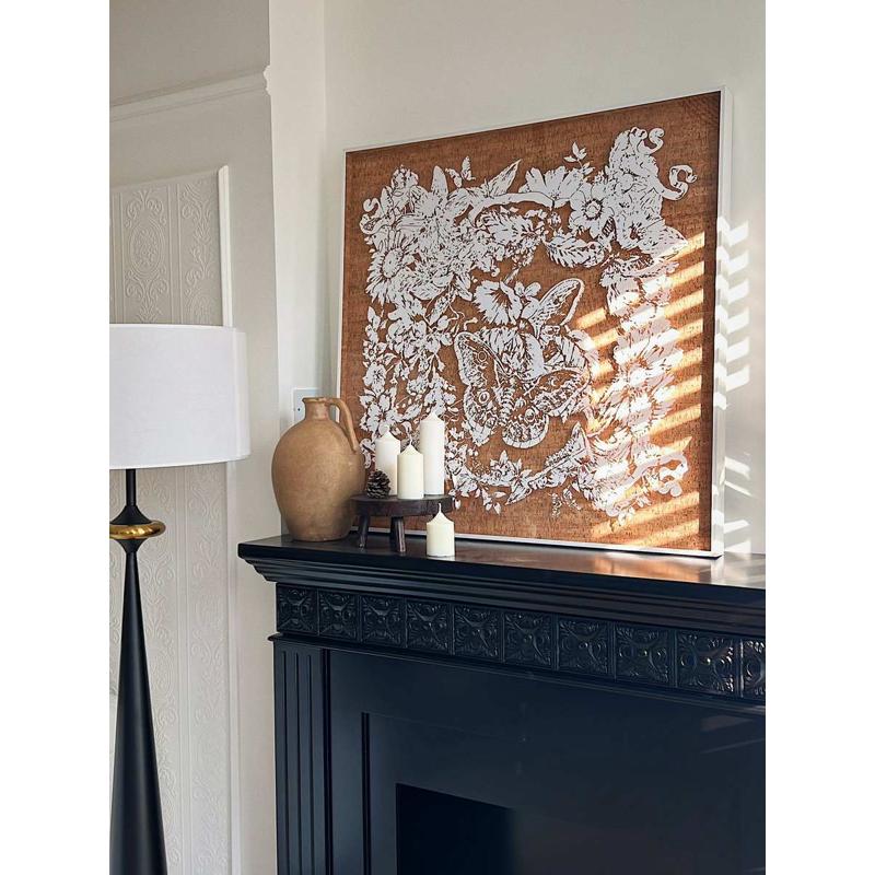 复古粗陶花瓶 玄关壁炉柜家居摆设 仿真花干枝花插 室内客厅装饰