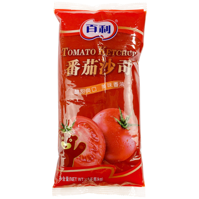 百利包邮沙司汉堡手抓饼番茄酱