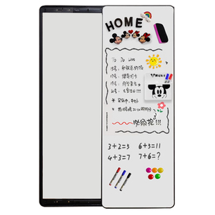 圆角磁吸写字板穿衣镜隐藏式全身镜隐形试衣镜家用悬挂可关闭镜子