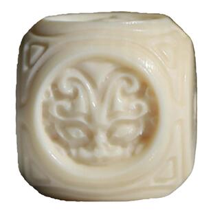 保真天然猛犸牙雕四兽珠文玩手串配饰星月菩提单圈男女个性雕刻件