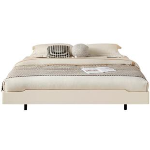 全友家居无床头榻榻米小户型单人床卧室悬浮双人床2025新款家具