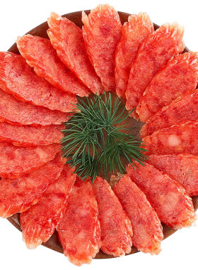 广式精瘦腊肠广东腊味