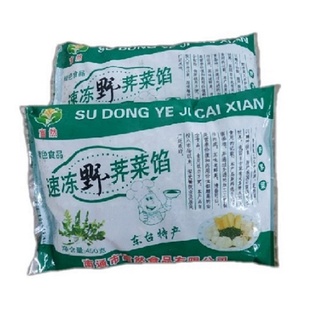 富然新鲜野生荠菜馅冷冻地丁菜速冻地菜野菜馅汤圆馄饨饺子馅五袋