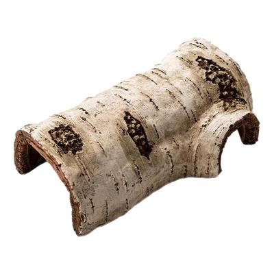 爬宠乌龟拟态躲避洞穴白桦木装饰