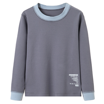 儿童秋衣单件上衣纯棉春秋