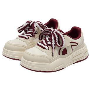 Champion冠军26春季新款男女小童潮流双色鞋带厚底轻面包鞋运动鞋