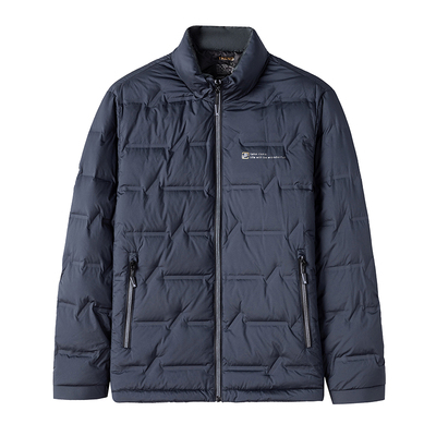 啄木鸟高端保暖立领白鸭绒外套男