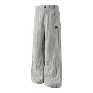 BJHG不计后果灯芯绒裤子男款冬新款加厚竖条纹加绒休闲直筒长裤女