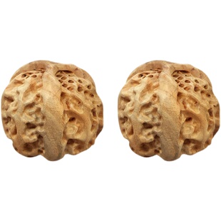 桃木手把件 核桃手把件 木头雕刻文玩把件 男士随身手玩把件 盘玩