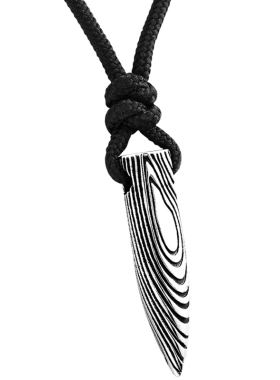 战狼子弹项链男潮个性简约钛钢弹头男士吊坠嘻哈潮男军旅饰品百搭