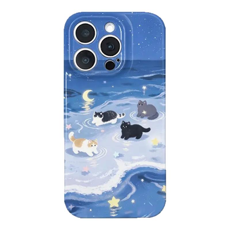 星辰大海猫咪适用一加13手机壳turbo6/ace5/3/2V夏日12卡通可爱11三星s25+竞速版1+10女9RT菲林7T8PRO套ultra