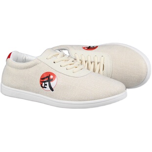 红棉太极鞋夏季透气帆布棉麻男女武术鞋练功鞋太极拳运动鞋晨练