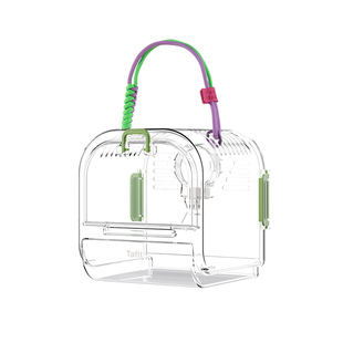 它适小背包仓鼠外带笼金丝熊透明外出包蜜袋鼯外出笼便携透气用品