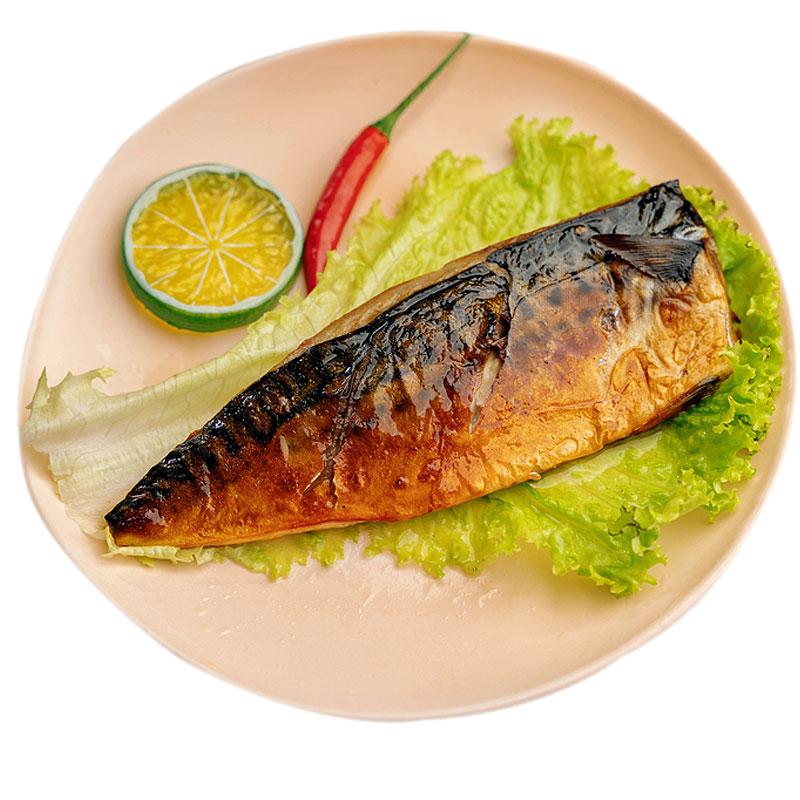 日式料理食材酱烤国产青花鱼鲭鱼寿司食材加热即食鱼日料半成品
