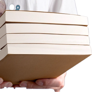 超厚笔记本本子考研牛皮本简约大学生a4大号笔记本子厚本子大横线思维导图本b5网格记事本草稿本手账a5手帐本