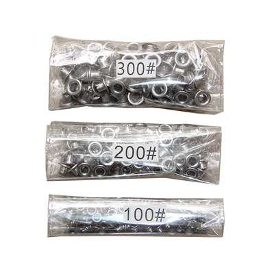 铝银白金属鸡眼扣空心铆钉空心钉气眼扣眼鞋眼扣鸡眼钉汽眼铆钉扣