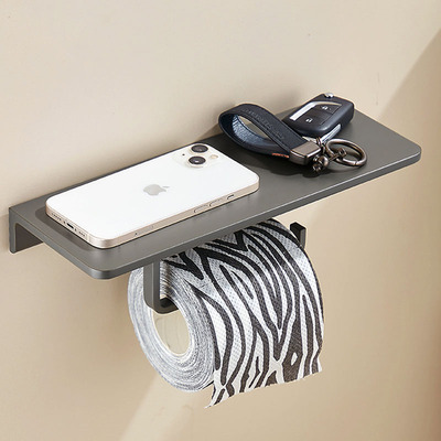 卫生间厕纸盒厕所纸巾盒置物架抽纸卷纸筒放置盒洗手间收纳免打孔