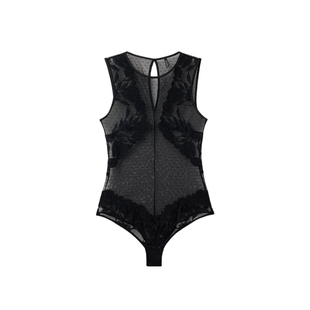 Intimissimi意舒漫高级性感透视蕾丝网纱连体衣紧身衣BOD2582
