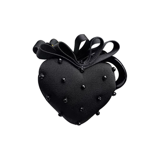 没烦恼抓夹女黑色草莓发夹2026新款高端高马尾盘发鲨鱼夹子头饰