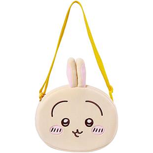 miniso名创优品chiikawa系列毛绒斜挎包可爱女吉伊卡哇背包单肩包