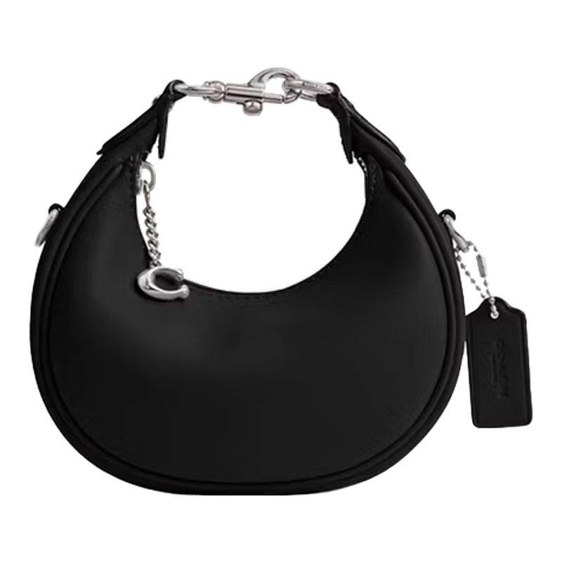 COACH/蔻驰官方 专柜款Jonie女士皮质单肩斜挎手提包半月包CR508