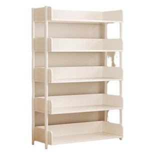 简易书架落地置物架铁艺客厅储物架货架阅读收纳架子家用卧室书柜