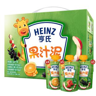亨氏宝宝水果泥婴儿辅零食多口味礼盒装零食