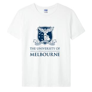 University of Melbourne墨尔本大学短袖T恤夏季男女学生校服上衣