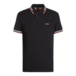 Hugo Boss雨果博斯男士短袖POLO衫夏季新款翻领半袖修身微弹男装