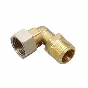 全铜热水器活接弯头活接三通活动接头4分活接直接6分水管件紧固件