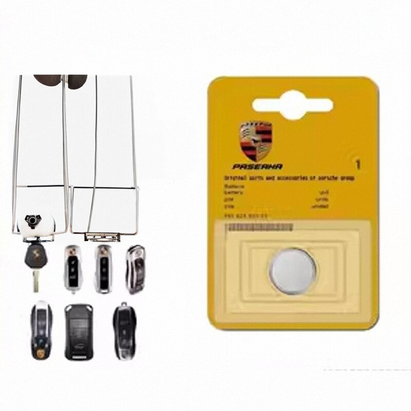 原装车钥匙电池适用保时捷卡宴macan帕拉梅拉911迈凯718玛卡11凯宴18汽车遥控器纽扣电池cr2032原厂专用电子