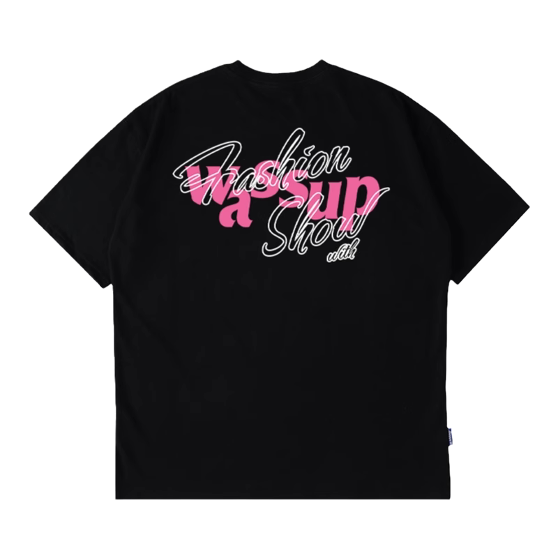 wassup潮牌美式短袖t恤男
