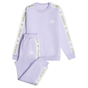 小童休闲长袖卫衣卫裤套装春季新款adidas阿迪达斯官方轻运动