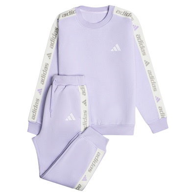 阿迪达斯男女小童长袖运动套装