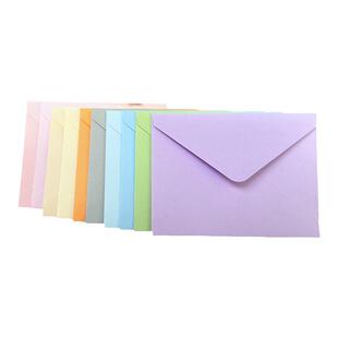 定制订做绿色黄色彩色贺卡会员vip购物小卡片迷你小信封可印logo