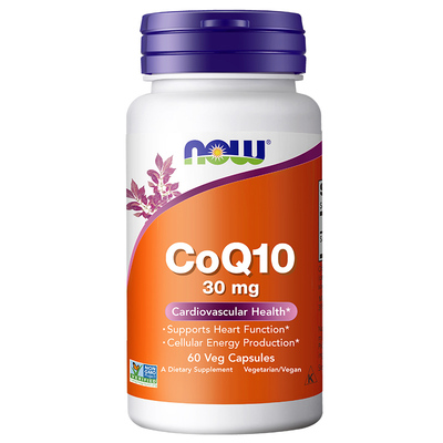 美国NOW辅酶Q10,60粒/瓶30mg