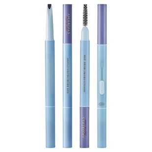 尔木萄纤薄砍刀推拉眉笔持久自然顺滑不易脱色根根分明野生眉学生