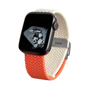 KASO适用苹果手表iwatch表带applewatch苹果watch手表编织表带ultra新款8765代se运动透气高级男女生夏天表带