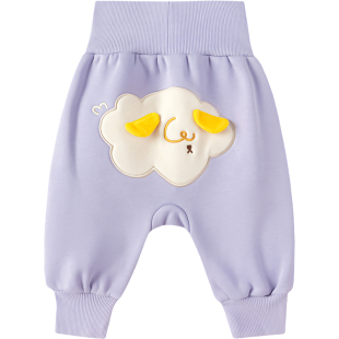 巴拉巴拉宝宝裤子婴儿加绒运动春秋冬季新款男童女童大pp儿童加厚