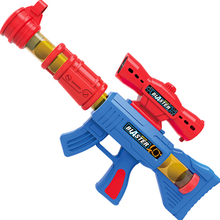 手动软弹枪空气压力枪可以发射海绵泡沫球男孩射击类小儿童玩具枪